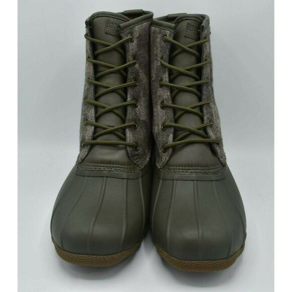 Sperry Mens Size 11.5 Saltwater Camo Water Resistant Lace Up‎ Duck Boots Shoes main image 7